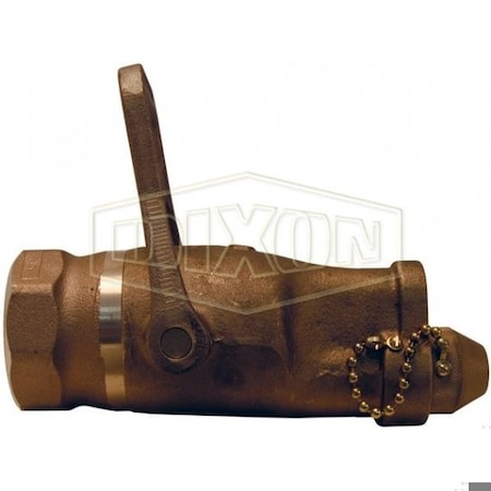 Dixon Fog Nozzle, 2-1/2 in Inlet, Brass Body CGN250NST